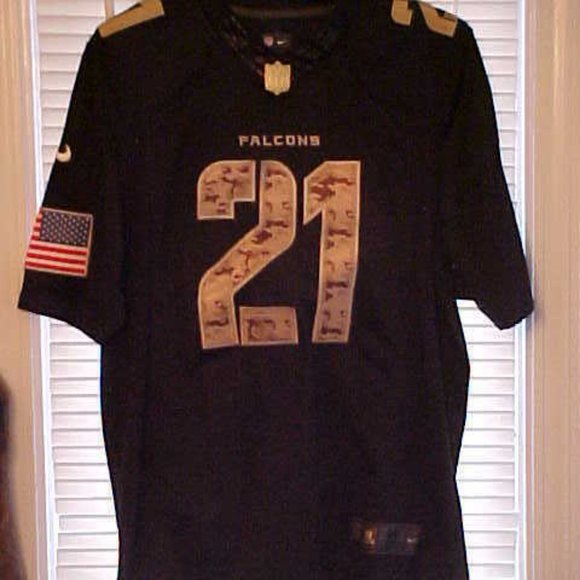 Desmond Trufant SALUTE TO SERVICE Atlanta Falcons NIKE Sz Adult M NFL Players - Picture 2 of 10